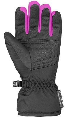 Превью  Перчатки горнолыжные REUSCH Bennet R-Tex XT Junior Black/Black Melange/Pink Glo
